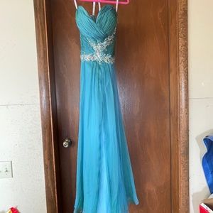 Floor length Tony Bowls gown